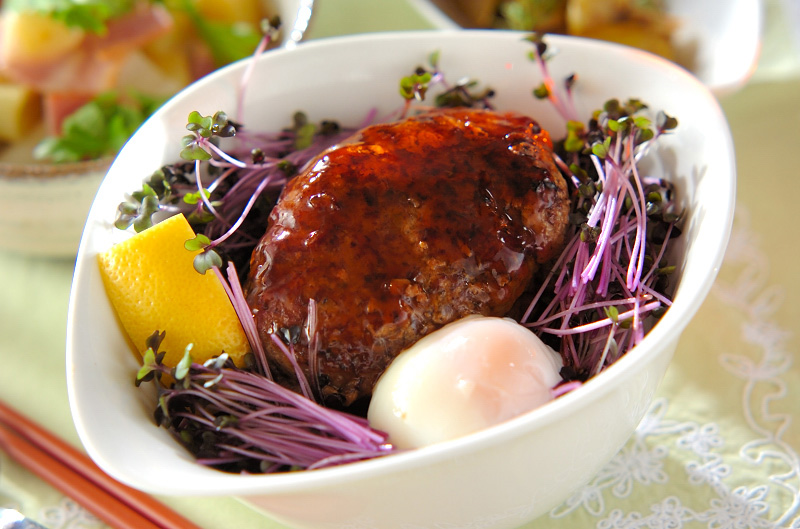 和風米漢堡丼