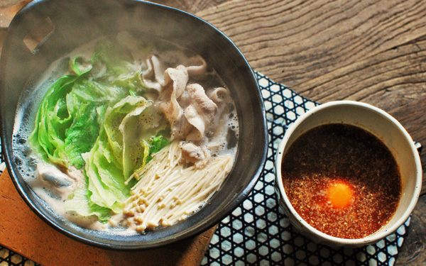超好吃日式火鍋食譜「納豆醬健康萵苣豬肉涮涮鍋」一人小火鍋也沒問題!