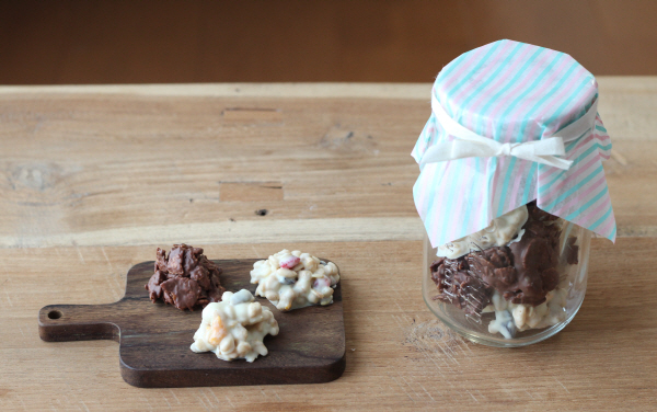 人情巧克力也可以這樣做！簡單又實惠的巧克力脆片作法