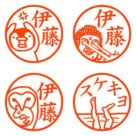 大佛以及蟑螂的印章正在熱賣!?在辦公室用的話一定會引起話題喔!