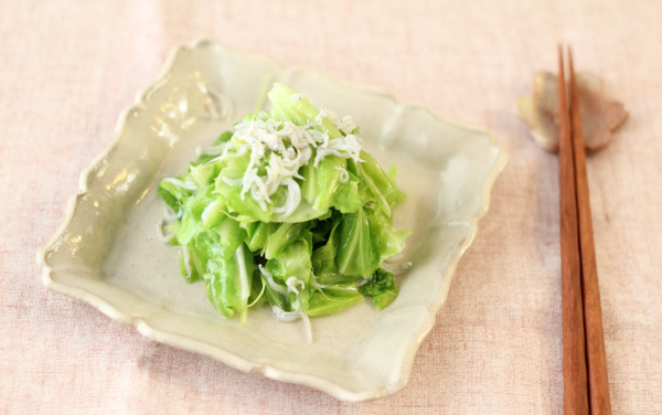 3分鐘即可完成當季蔬菜美味佳餚！春高麗菜&煮魩仔魚微波料理