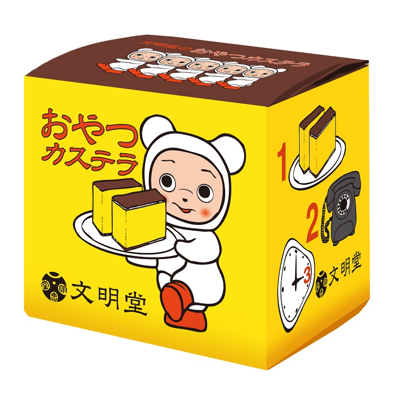 我不是貓而是熊!文明堂可愛的『蜂蜜蛋糕小點心』廣告卡通角色