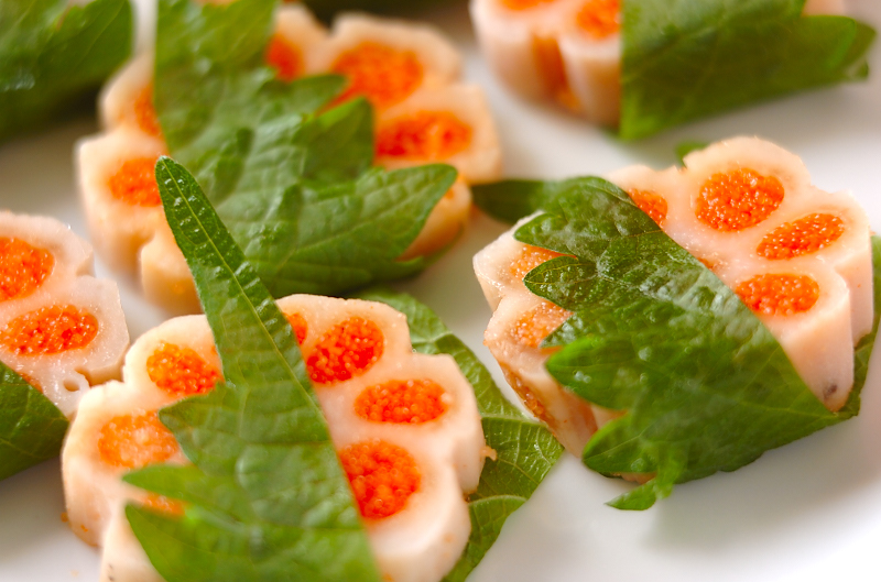 【食譜】花形蓮藕明太子