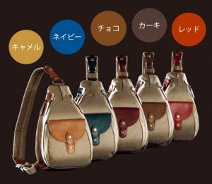 【日本必買!】搭配什麼服飾,什麼場合都合適的『9号帆布的輕快單肩環繞包』