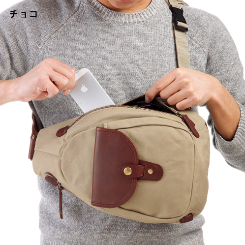 ［シルバーレイククラブ(SILVER LAKE CLUB)］ 9号帆布の軽快ワンショルダー