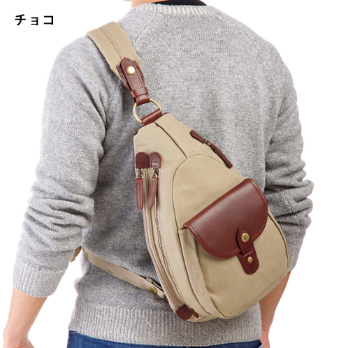 ［シルバーレイククラブ(SILVER LAKE CLUB)］ 9号帆布の軽快ワンショルダー