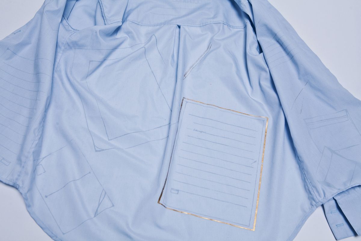 日本有趣商品!把信寫在衣服上,摺疊起來郵寄給對方
