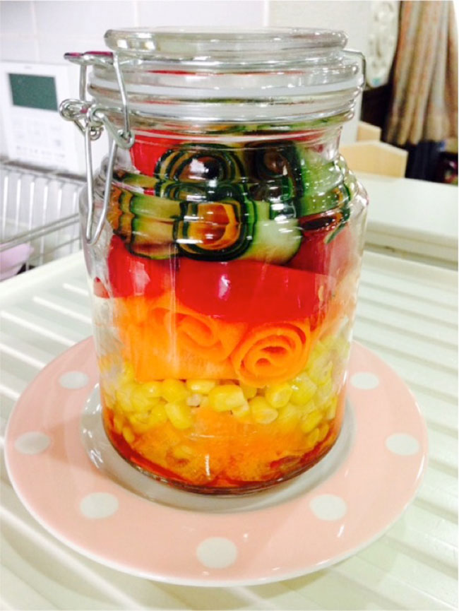 日本流行!日本現在正流行的 メイソンジャーサラダ Mason Jar Salad (梅森玻璃罐沙拉)