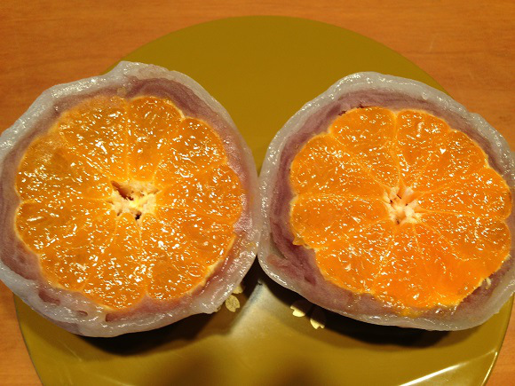 【當伴手禮也很推】在赤坂的有名和菓子店登場的「蜜柑大福麻糬」實際試食! 好粗到希望它常態性販售
