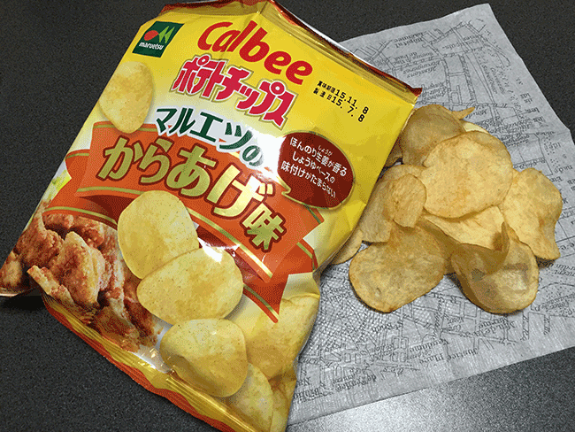 日本超市的炸雞,化身成洋芋片?!