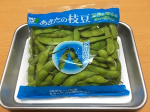 5分鐘即可完成的簡單小菜-煎毛豆