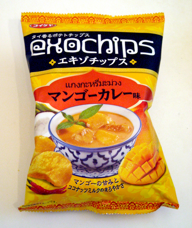 在日本已經存在40年以上的芒果咖哩,竟然化身為洋芋片!口味到底如何呢?