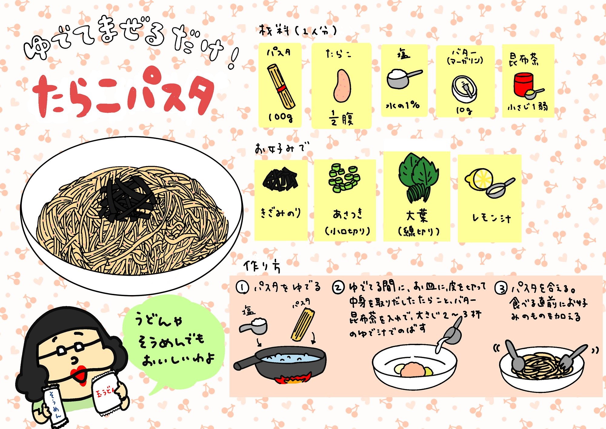 單身女子的最強夥伴，”只需攪拌”就能完成美味義大利麵