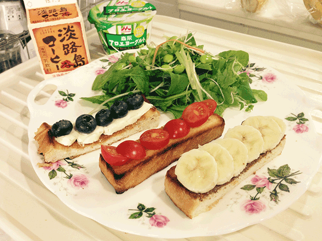 近來日本流行的BRUNCH料理!創意無窮的吐司條(Open Sandwich)食譜分享~