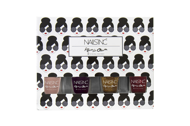 美甲品牌NAILS INC與時尚品牌Alice + Olivia合作的秋季指甲油即將販售