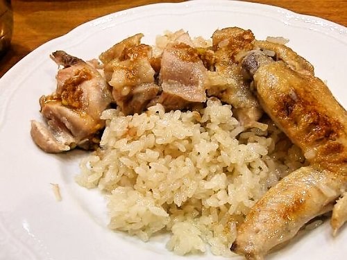 用電鍋簡單做美食!海南雞肉飯作法