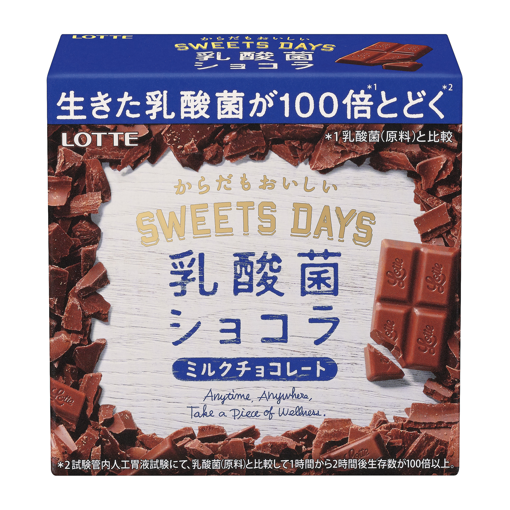 日本伴手禮推薦! LOTTE 創意新品「乳酸菌巧克力」美味輕鬆變健康!