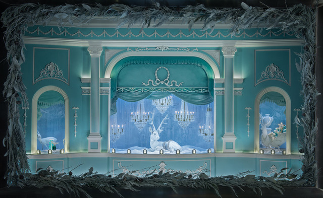 聖誕最美櫥窗!日本Tiffany展示19世紀迷你童話