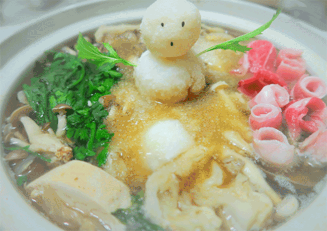 台灣媳婦見日本公婆的第一次晚餐 「豬肉蔬菜雪見鍋」