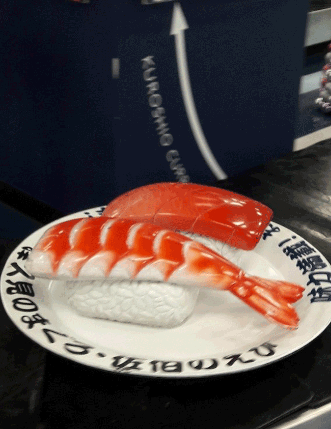 【湯布院&別府溫泉新玩法】大分機場 只能看不能吃的迴轉壽司