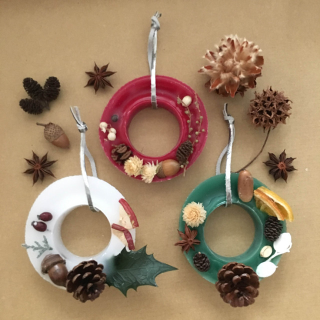 honey candle舉辦了大家一起親手製作蠟製精油香片的工作坊