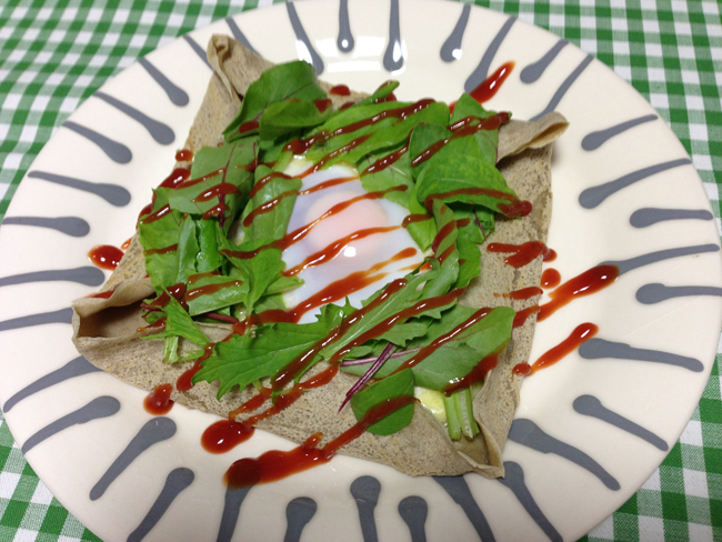 【5分鐘簡單料理食譜】蕎麥粉法式薄餅
