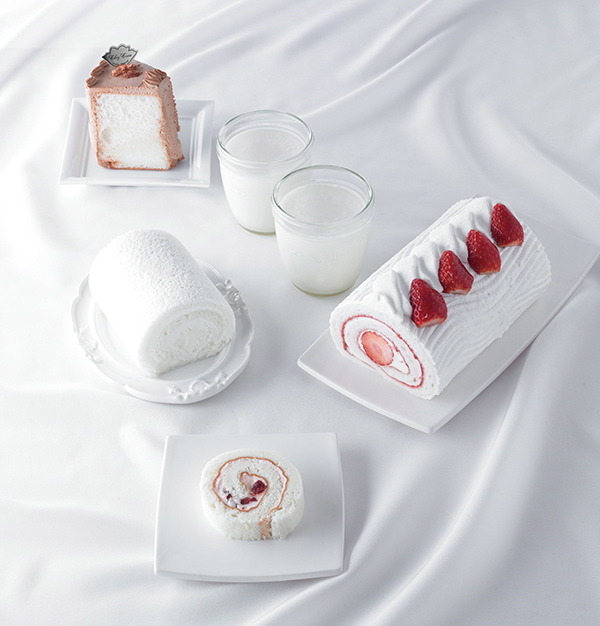 伊勢丹新宿店所提出的“外表也很絲質的”純白甜點(照片僅供參考)