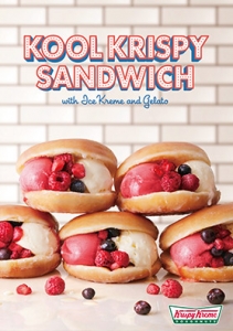 既鬆軟又冰涼!Krispy Kreme Doughnuts的冰淇淋三明治