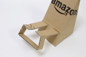 用Amazon的紙箱來DIY檔案夾與手機架