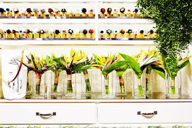 FENDI於巨大快閃店「FENDI 銀座店」內開設限時花店「FENDI FLOWER SHOP by AZUMAMAKOTO」