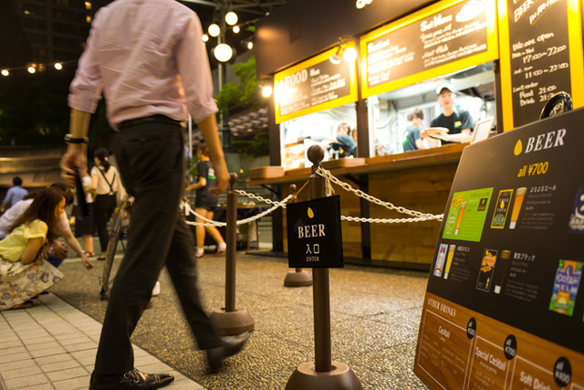 能夠以“生啤酒”的方式享用所有YO-HO BREWING的人氣精釀啤酒之啤酒花園「YONA YONA BEER GARDEN in ARK Hills」在ARK Hills舉行