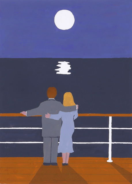 和田誠 「開往中國的慢船」 出自『村上SONGS』(中央公論新社) 2005年 私人收藏