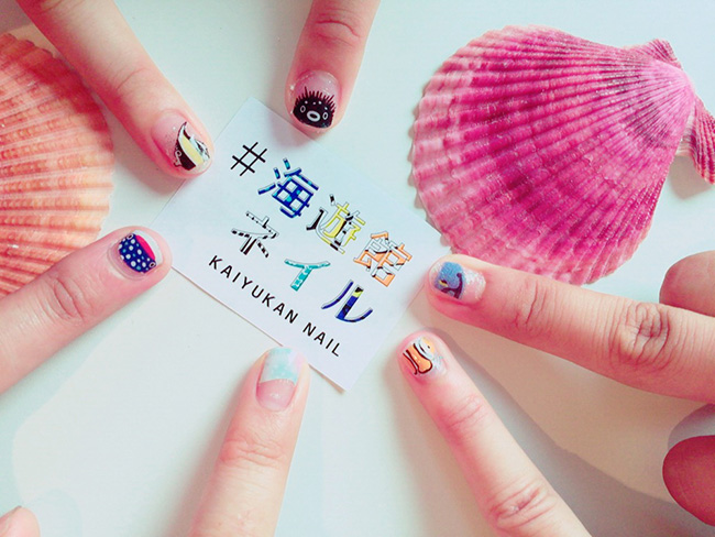 暑假遊大阪!海遊館可愛海中生物美甲貼活動,開跑中!