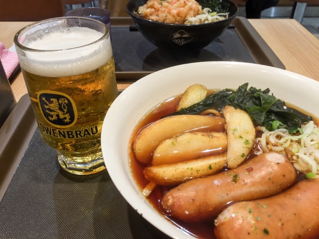 「富士蕎麥」竟然也能吃到德國香腸?神奈川元住吉店限定