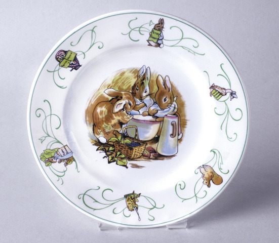 《ウエッジウッド ピーターラビット グリーンライン》英国ナショナル・トラスト所蔵 (c)The National Trust/Robert Thrift