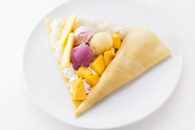 CAFE CREPE的「熱帶水果嘉年華」（含稅790日圓）