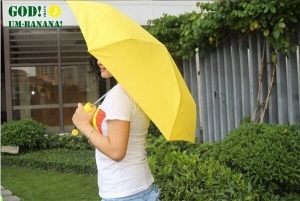 Um Banana コンパクトアンブレラ