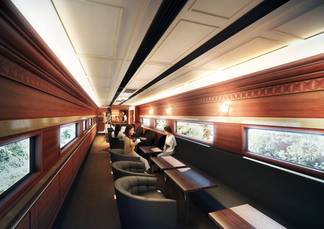 「青の交響曲」のラウンジスペース