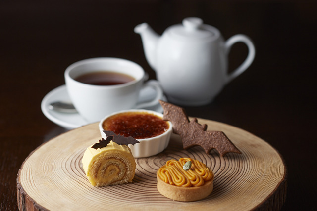 ハロウィンをモチーフにしたアフタヌーンティーメニュー(2,000円)