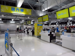 成田空港ではバニラエアは全便第3ターミナルから発着している