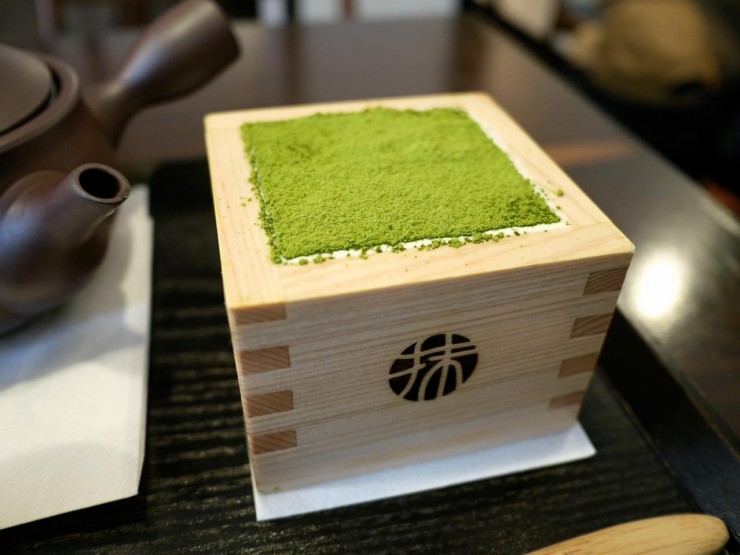 用枡盛裝的絕品宇治抹茶提拉米蘇只在京都河原町「MACCHA HOUSE 抹茶館」!