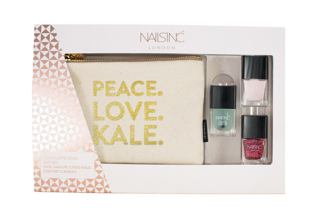 「NAILS INC PEACE LOVE KALE HOLIDAY KIT」(3,550日圓)