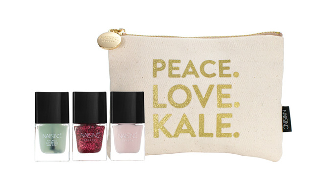 「NAILS INC PEACE LOVE KALE HOLIDAY KIT」（3,550日圓）