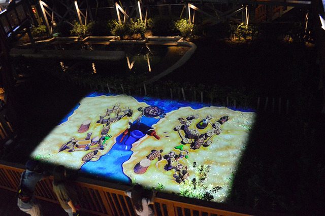 立體光雕投影所描繪的夢幻故事