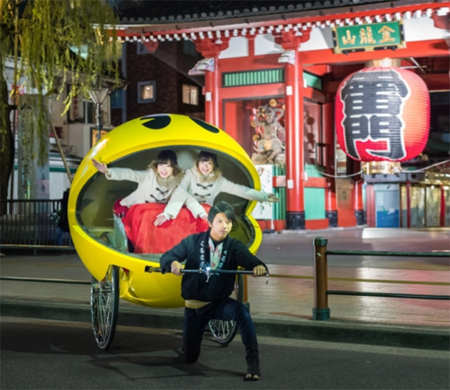 12月23日~25日限定!大型『小精靈人力車』在淺草觀光勝地出沒!