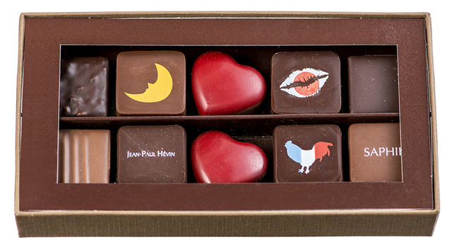 JEAN-PAUL HEVIN 的「巧克力盒」(10入裝/含稅3,969日圓)