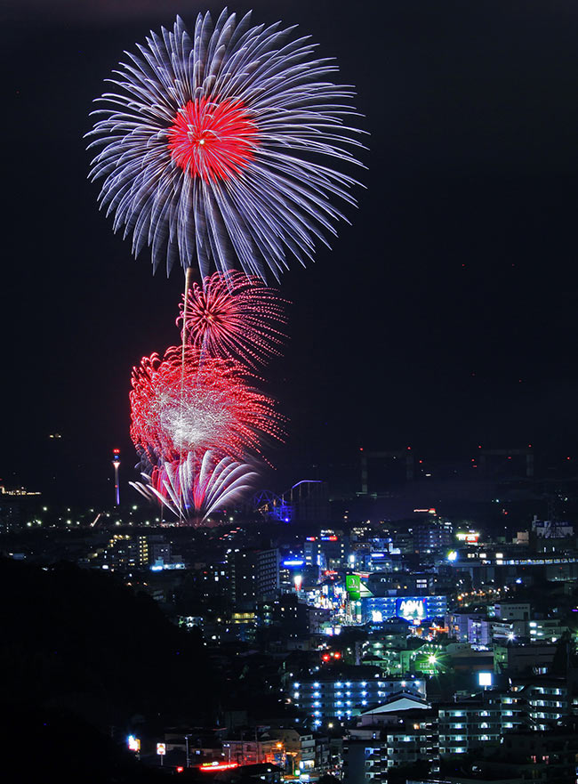 金澤祭花火大會1