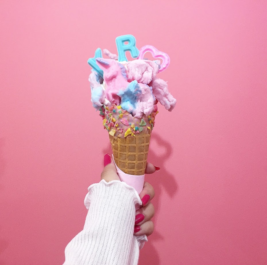 【KAZUHARINNU日本美食介紹】原宿新景點!自由選擇配料的可愛冰淇淋店「Eddy's Ice Cream」!