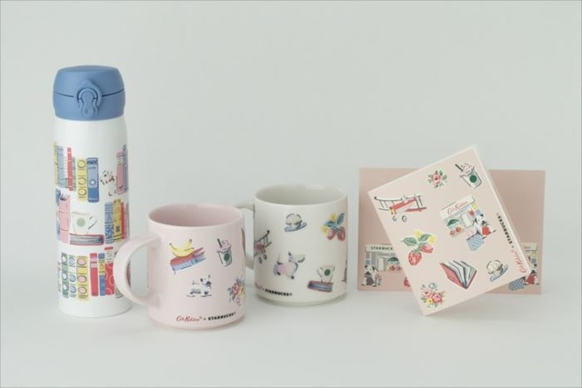 日本星巴克×Cath Kidston!首次聯名限定保溫瓶和馬克杯開賣囉!