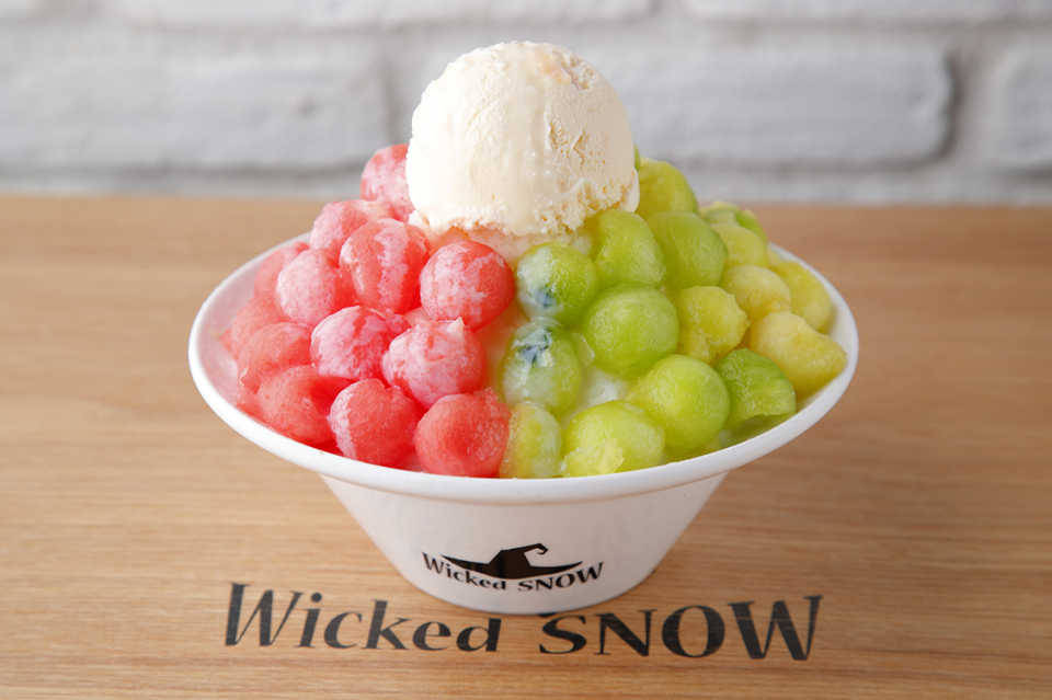 Wicked SNOW 的夏季限定刨冰口味：西瓜＆香瓜